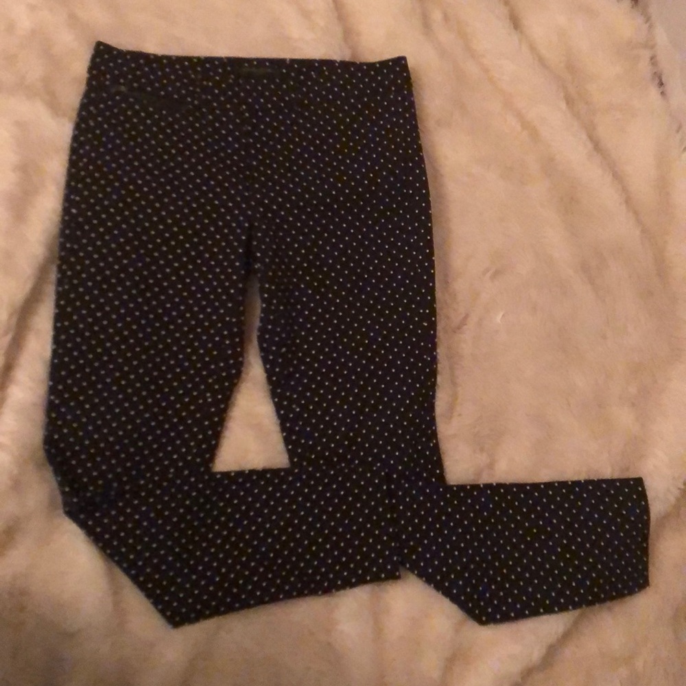 Banana republic polka-dot stretchy pants Sz 6